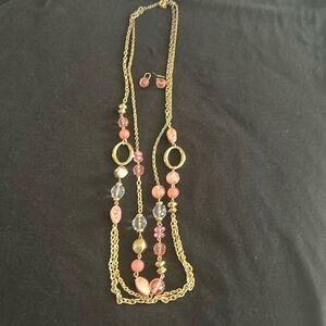 Necklace & earrings